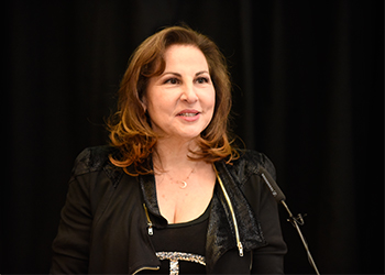 Kathy Najimy at the Women's History month event